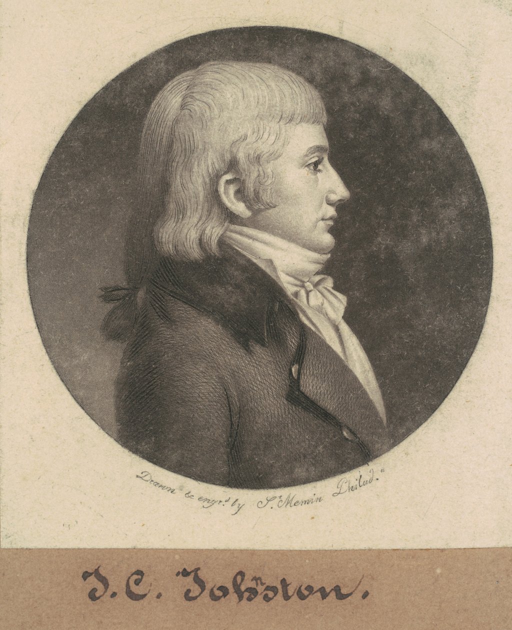 James Cathcart Johnston af Charles B. J. Févret de Saint Mémin