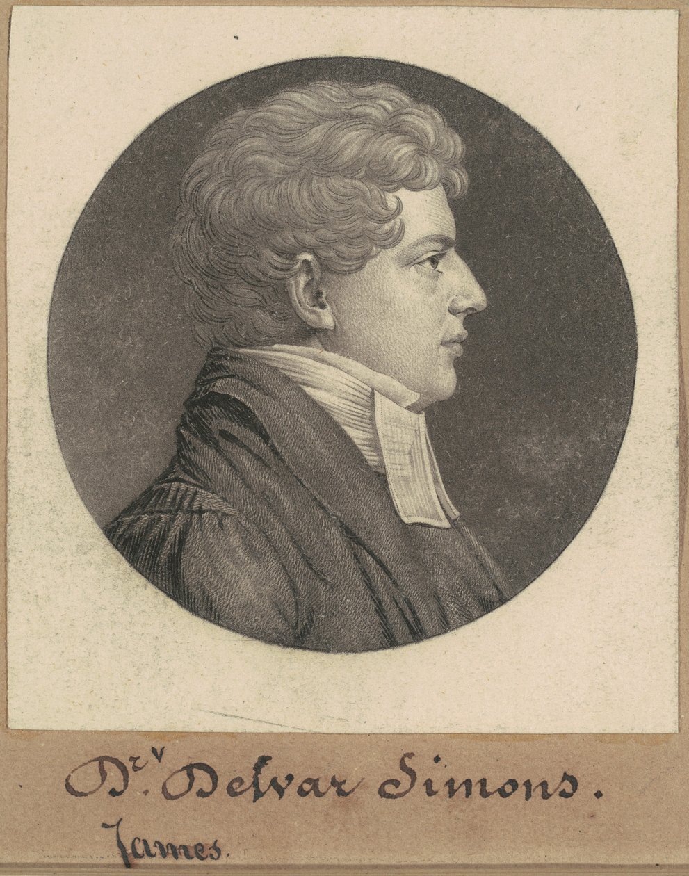 James Dewar Simons af Charles B. J. Févret de Saint Mémin