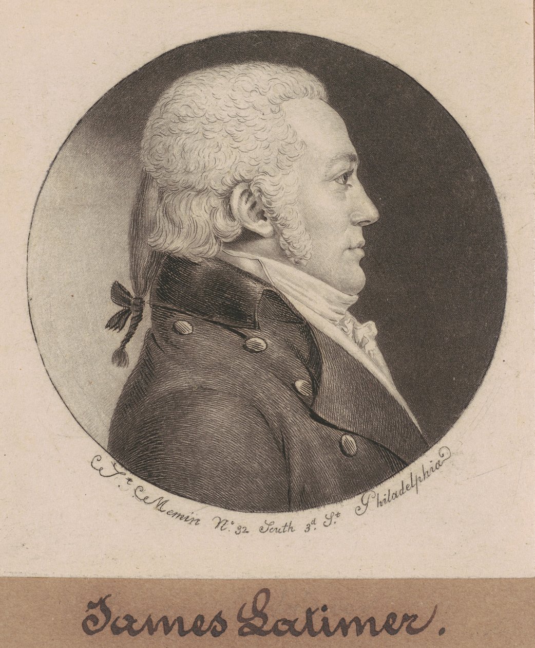 James Latimer af Charles B. J. Févret de Saint Mémin