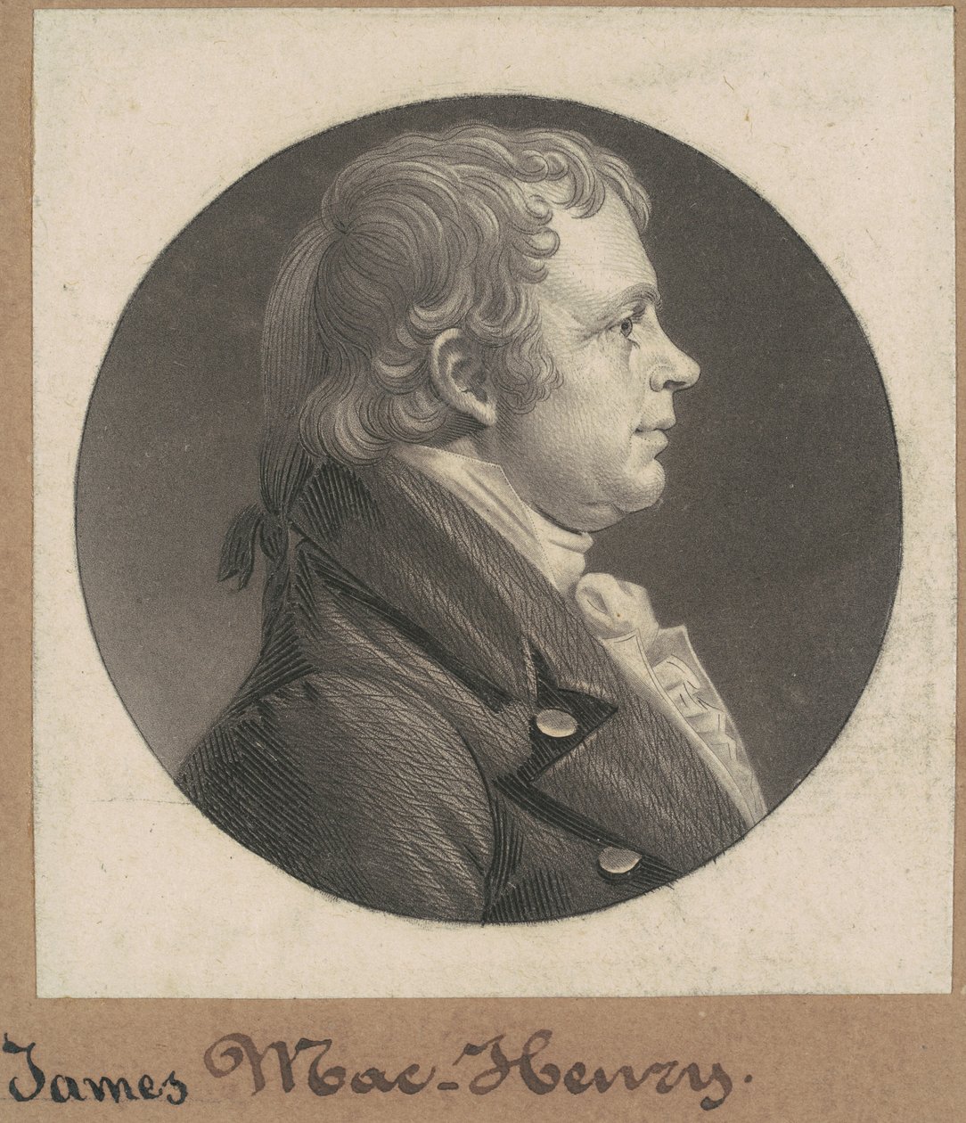 James McHenry af Charles B. J. Févret de Saint Mémin