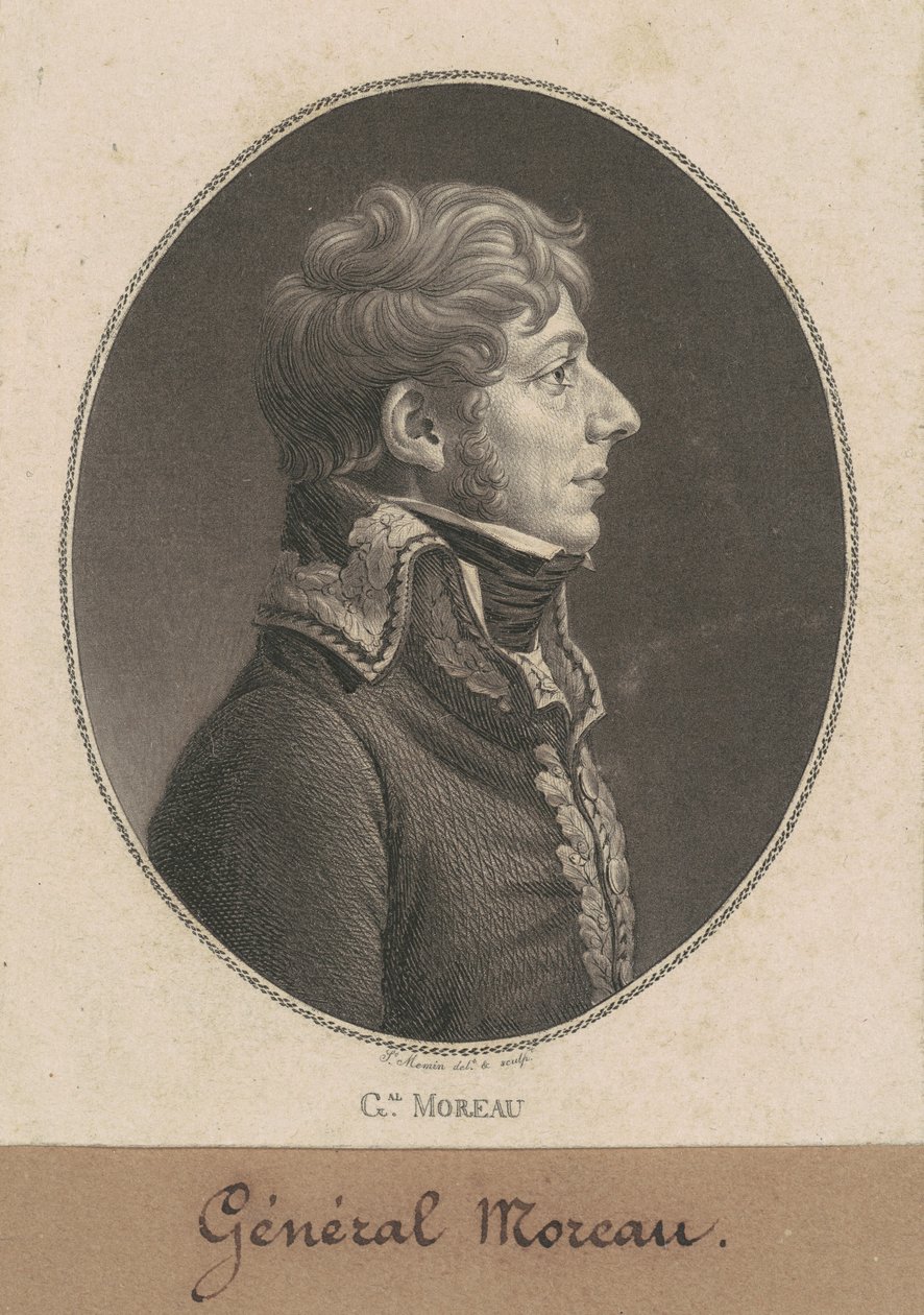 Jean-Victor Moreau af Charles B. J. Févret de Saint Mémin