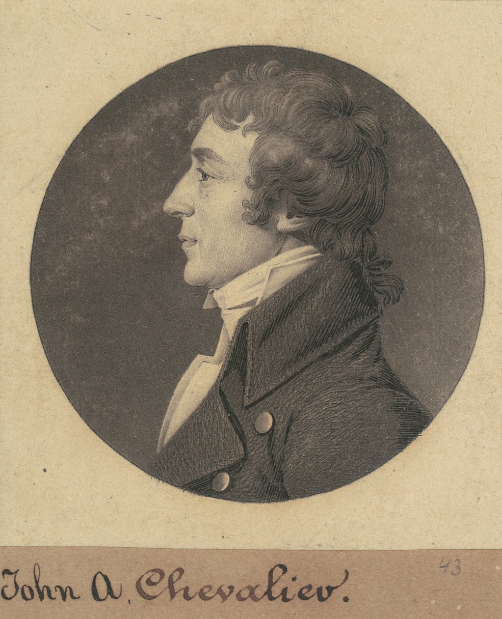 Jean Auguste Marie de Chevallie af Charles B. J. Févret de Saint Mémin