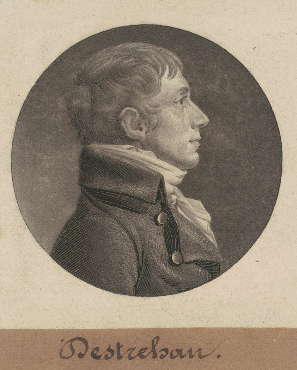 Jean Noel Destrehan af Charles B. J. Févret de Saint Mémin