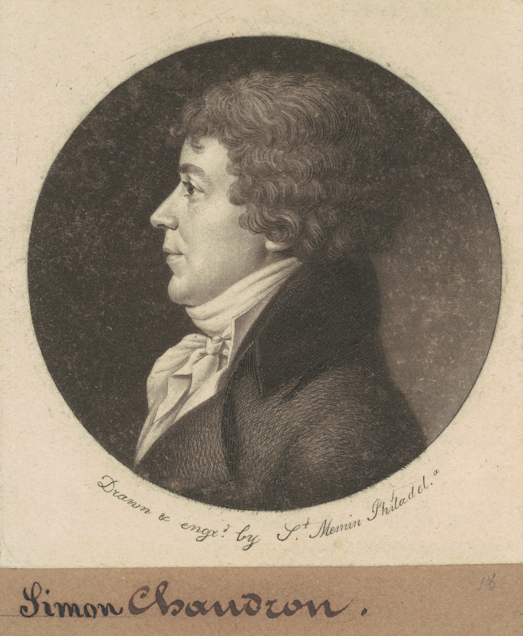 Jean-Simon Chaudron af Charles B. J. Févret de Saint Mémin