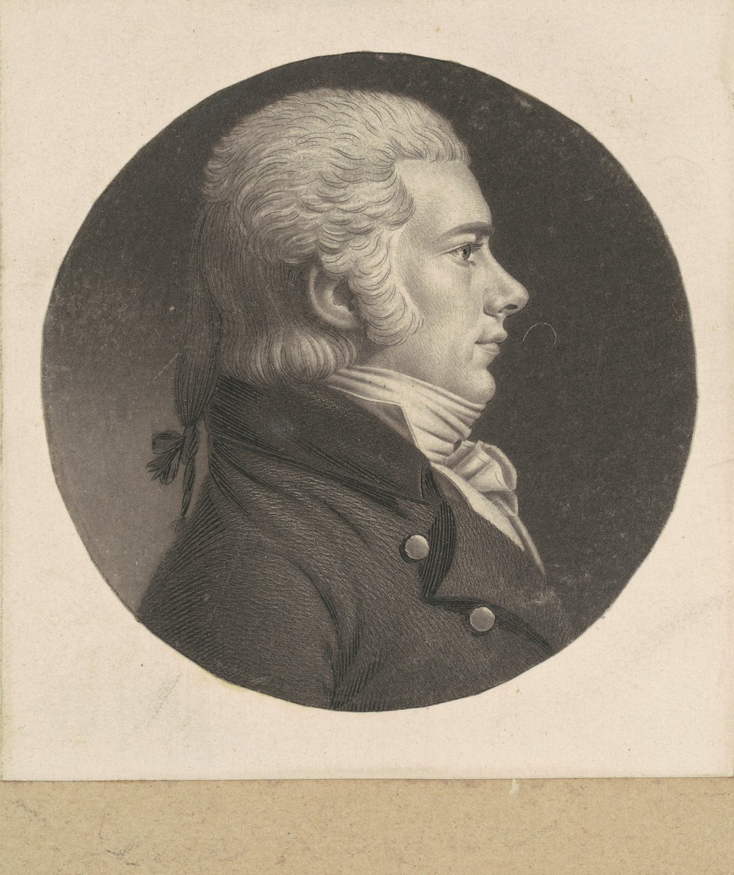 Jesse Barker af Charles B. J. Févret de Saint Mémin
