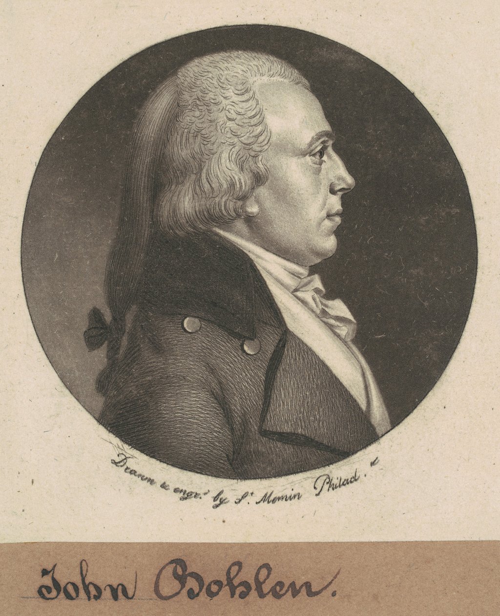 John Bohlen af Charles B. J. Févret de Saint Mémin
