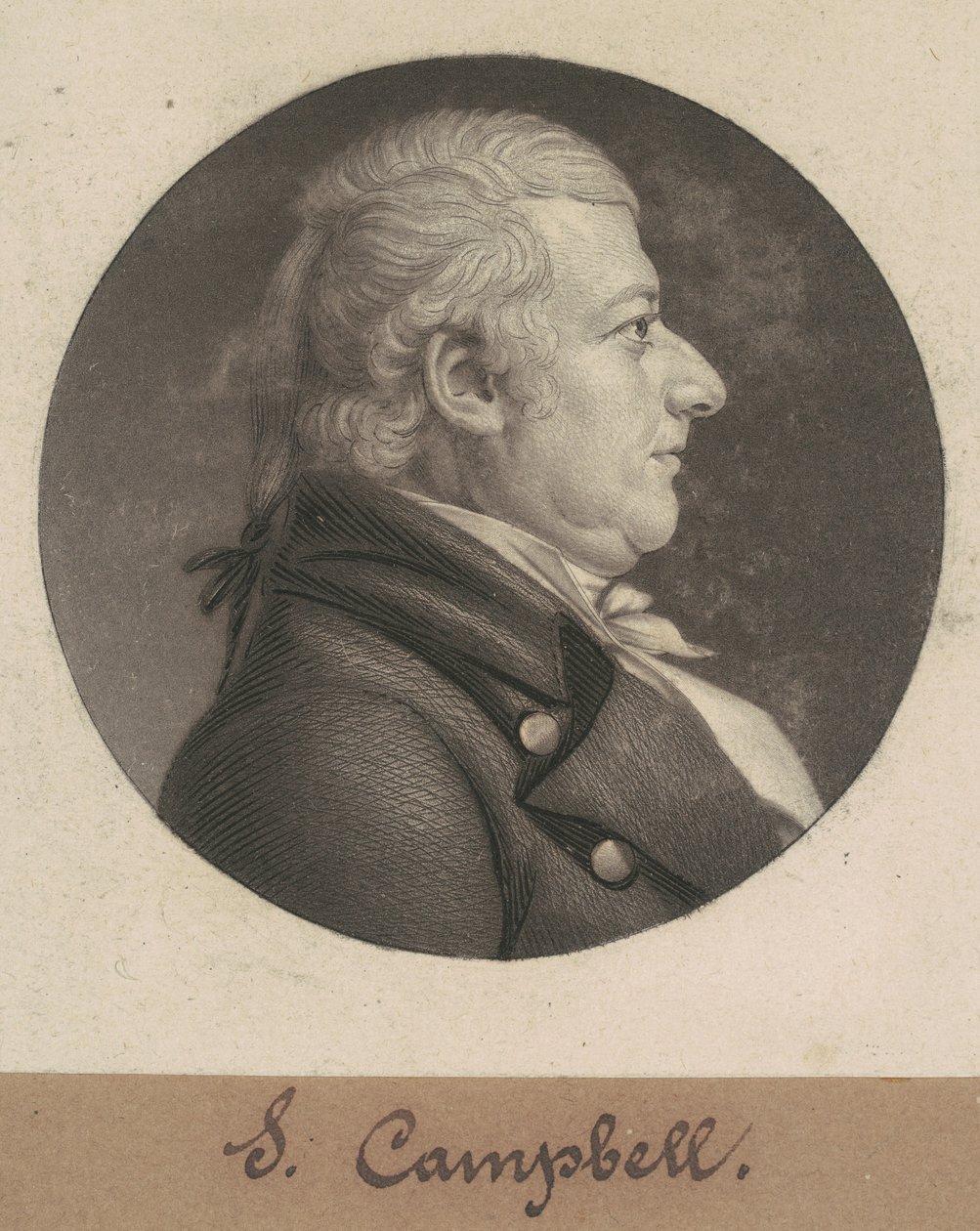 John Campbell af Charles B. J. Févret de Saint Mémin