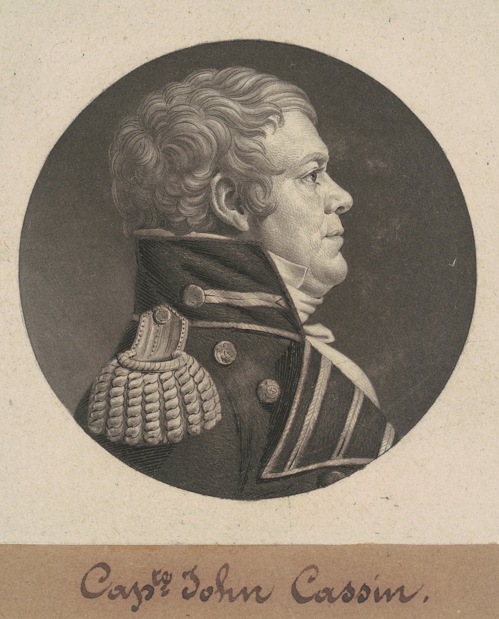 John Cassin af Charles B. J. Févret de Saint Mémin
