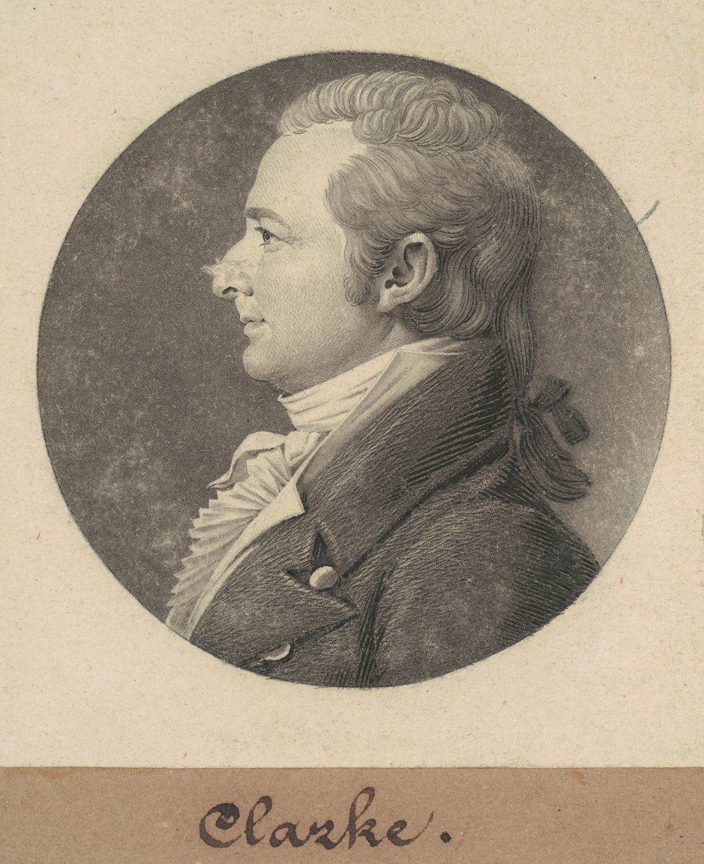 John Clarke af Charles B. J. Févret de Saint Mémin