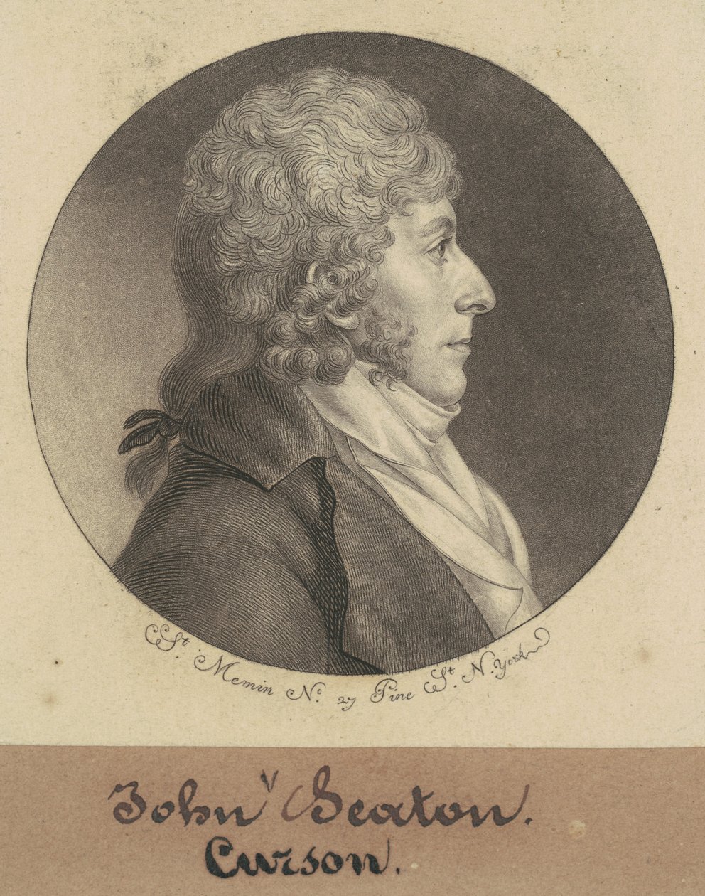 John Curzon Seton af Charles B. J. Févret de Saint Mémin