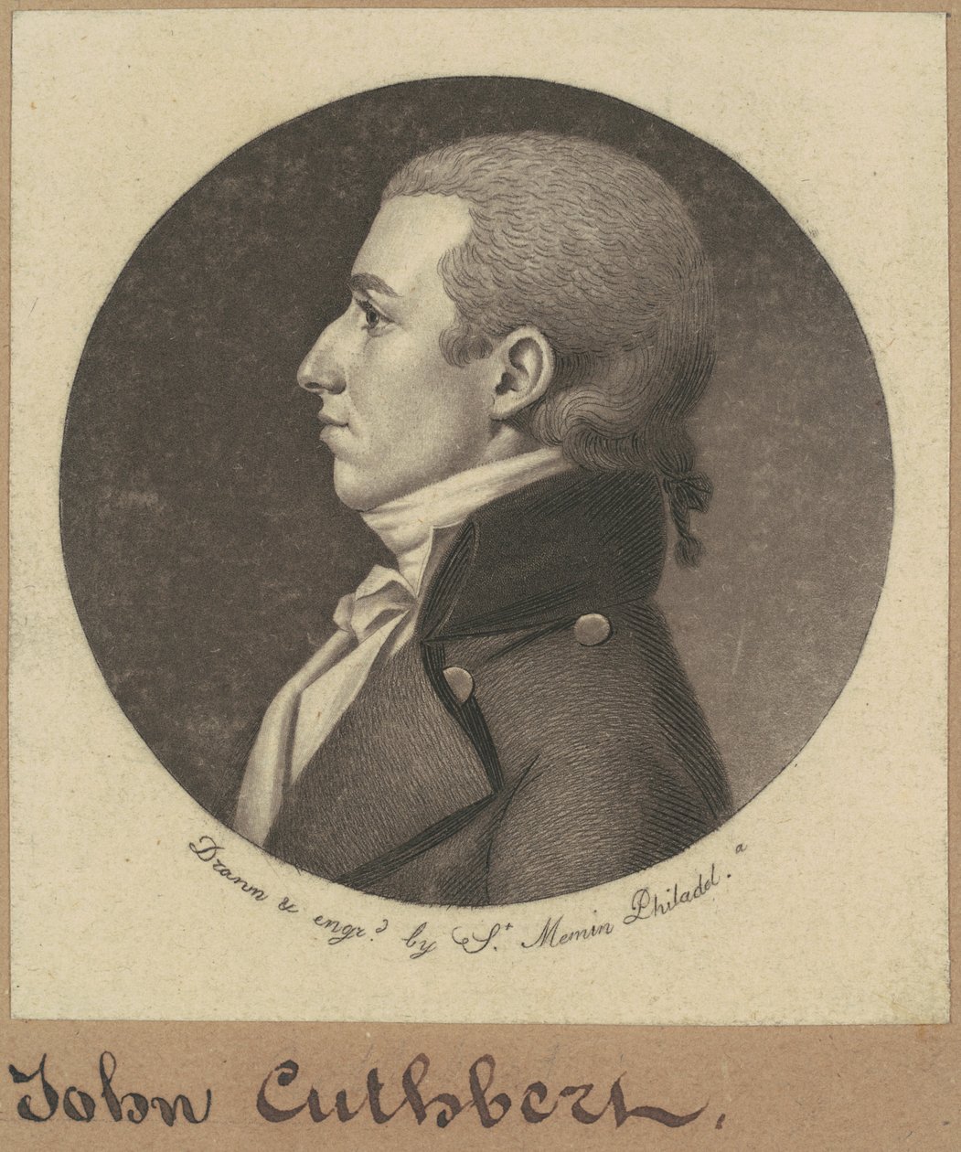 John Cuthbert af Charles B. J. Févret de Saint Mémin