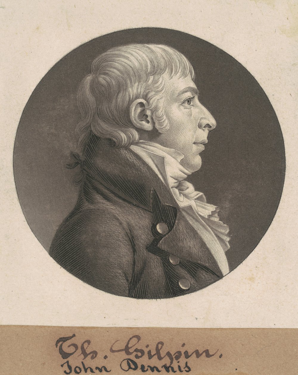 John Dennis af Charles B. J. Févret de Saint Mémin