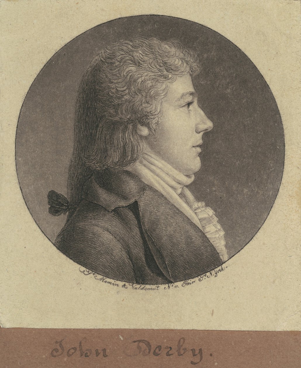 John Derby af Charles B. J. Févret de Saint Mémin