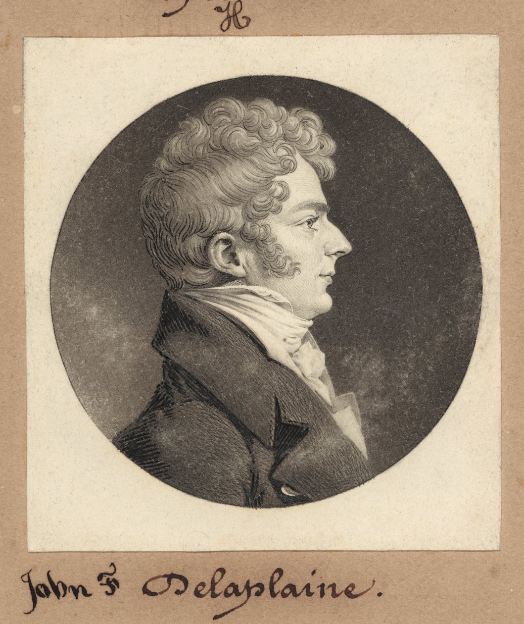John F. Delaplaine af Charles B. J. Févret de Saint Mémin
