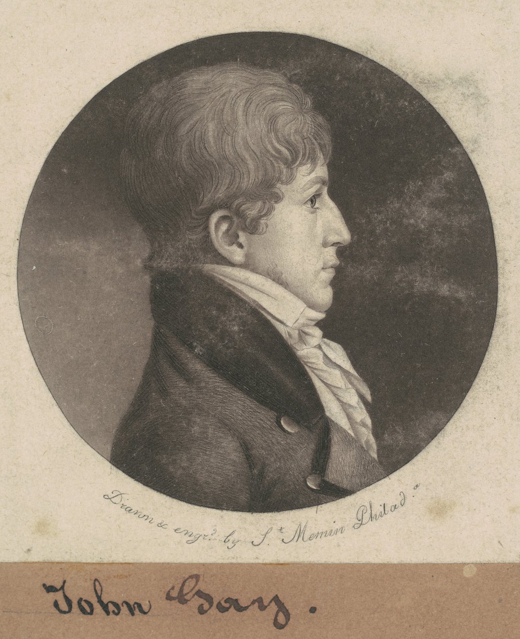 John Gay af Charles B. J. Févret de Saint Mémin