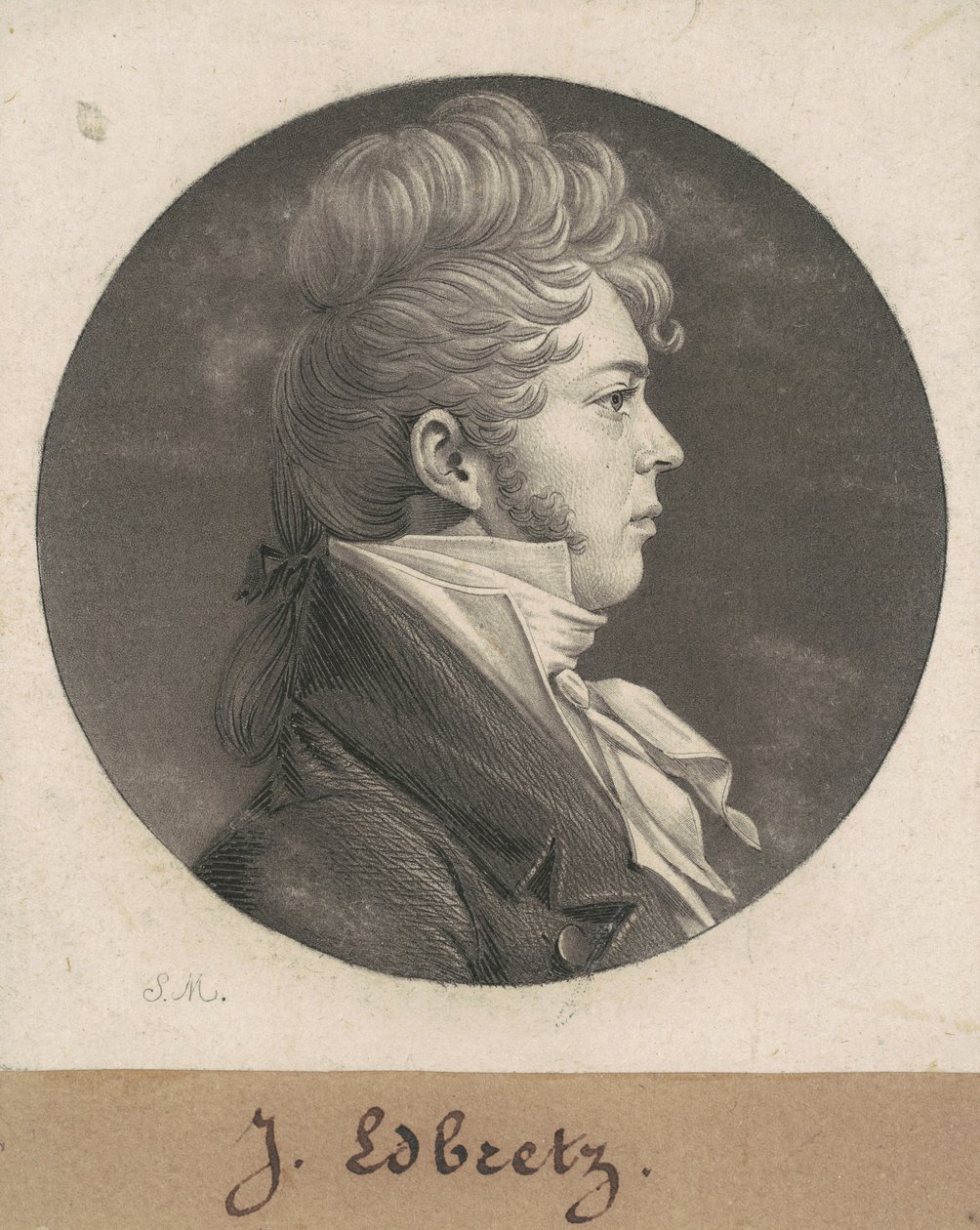 John Hill Smith af Charles B. J. Févret de Saint Mémin
