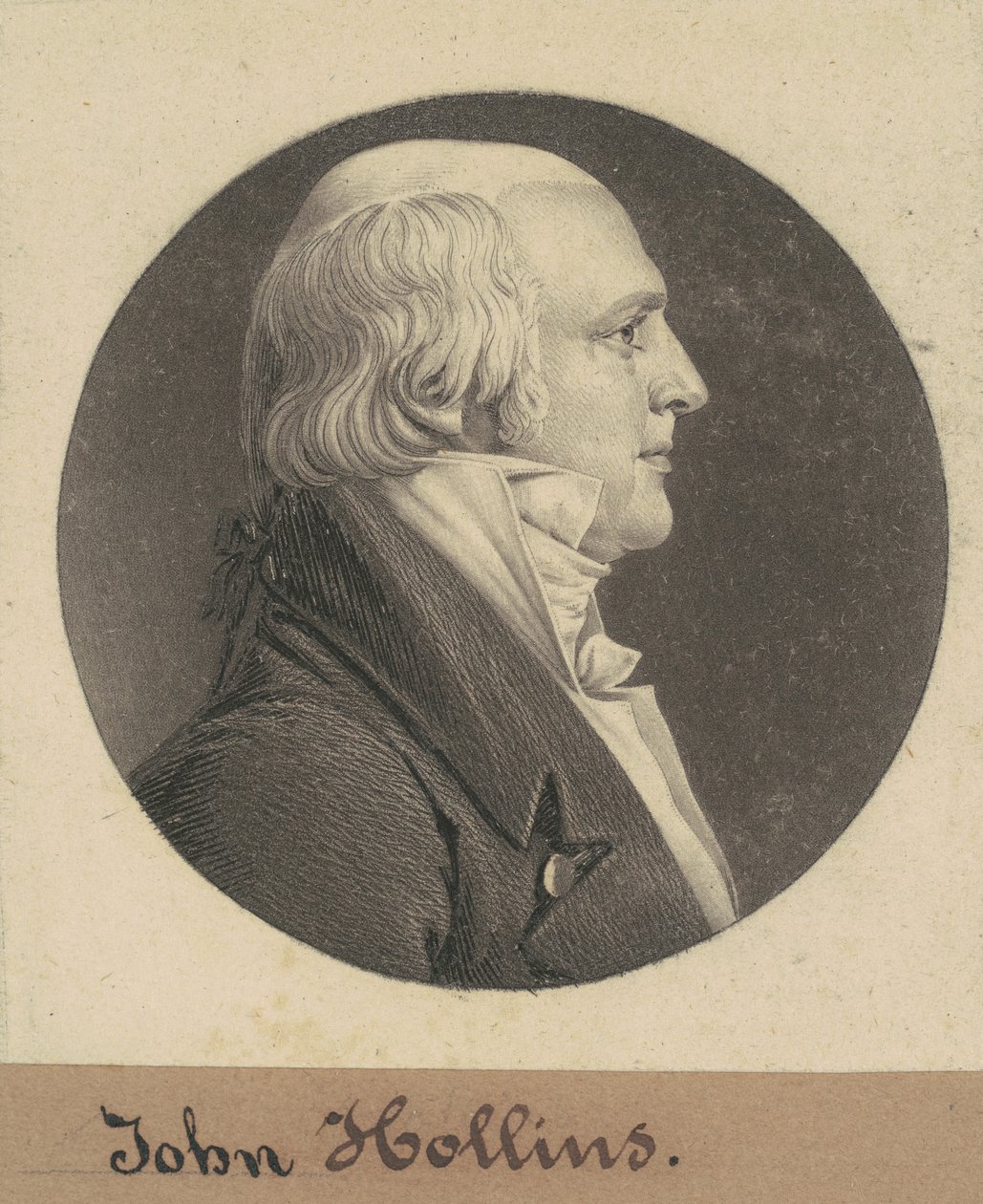 John Hollins af Charles B. J. Févret de Saint Mémin