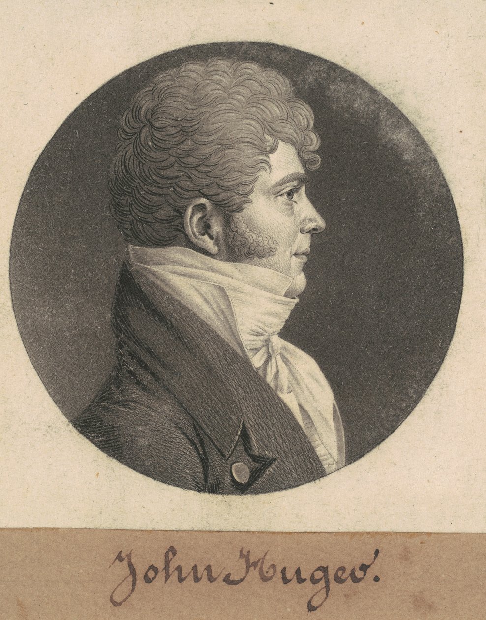 John Huger af Charles B. J. Févret de Saint Mémin