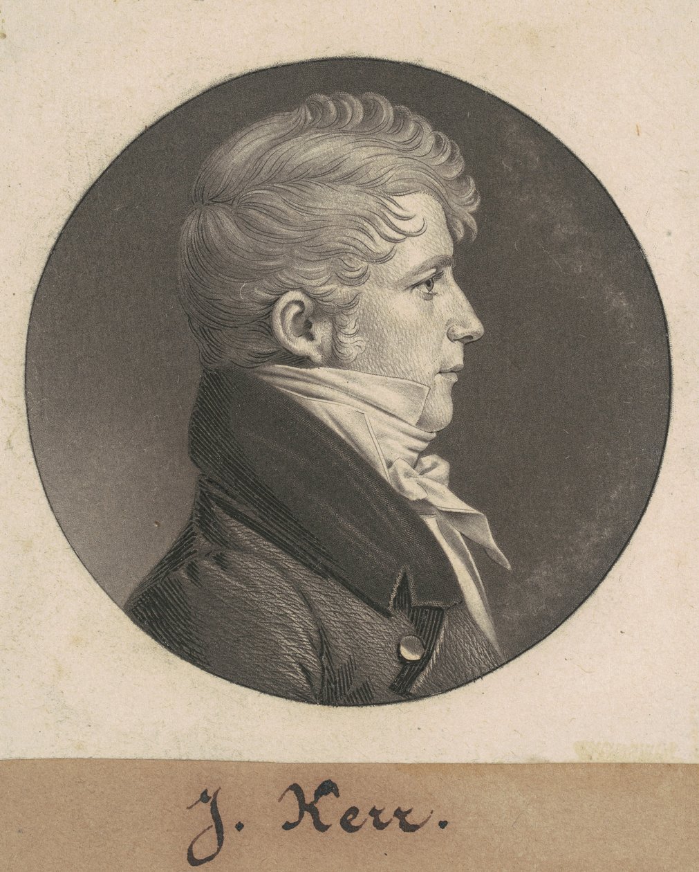 John Leeds Kerr af Charles B. J. Févret de Saint Mémin