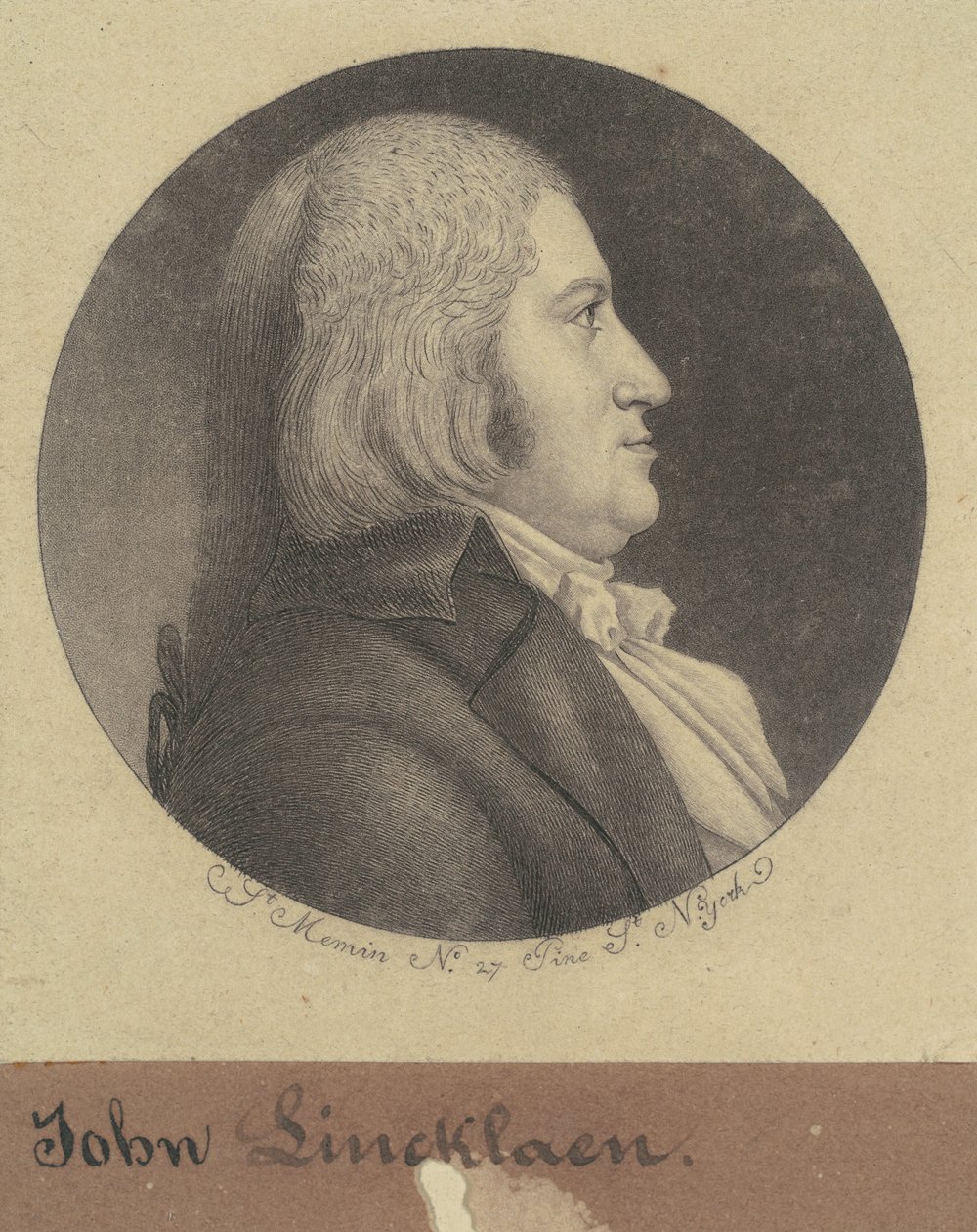 John Lincklaen af Charles B. J. Févret de Saint Mémin