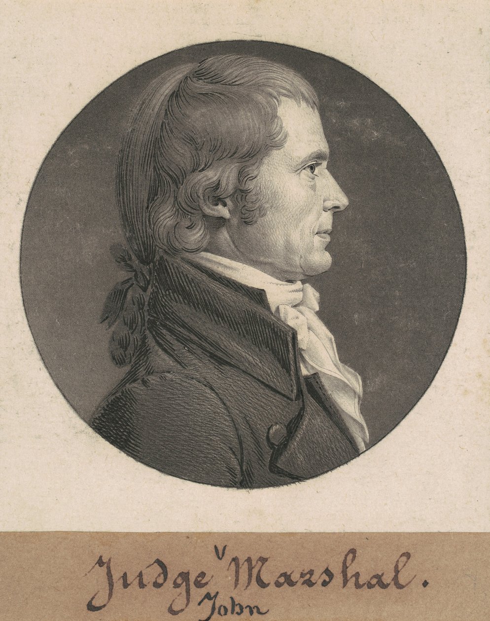 John Marshall af Charles B. J. Févret de Saint Mémin