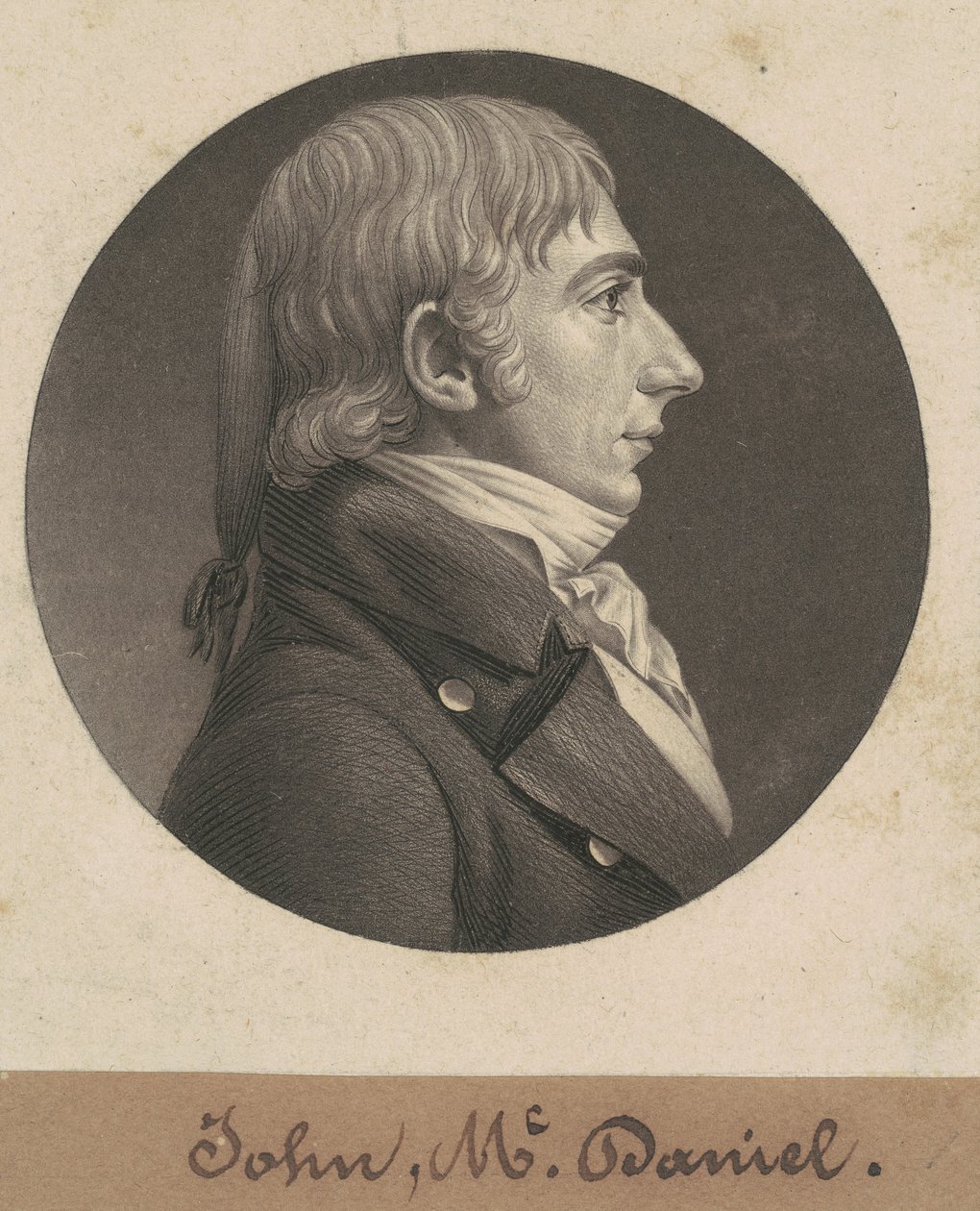 John McDaniel af Charles B. J. Févret de Saint Mémin