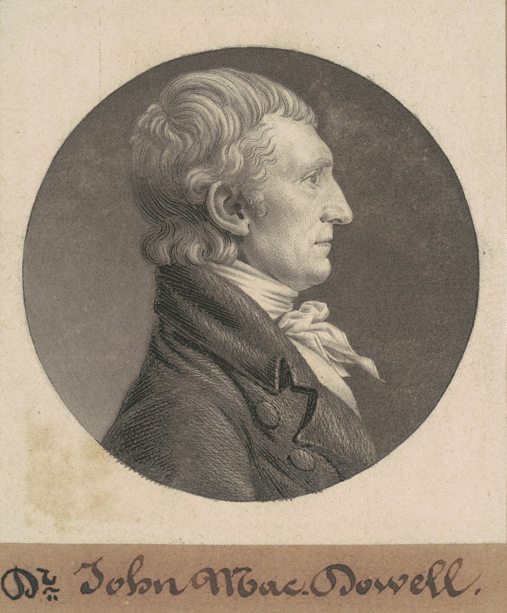 John McDowell af Charles B. J. Févret de Saint Mémin