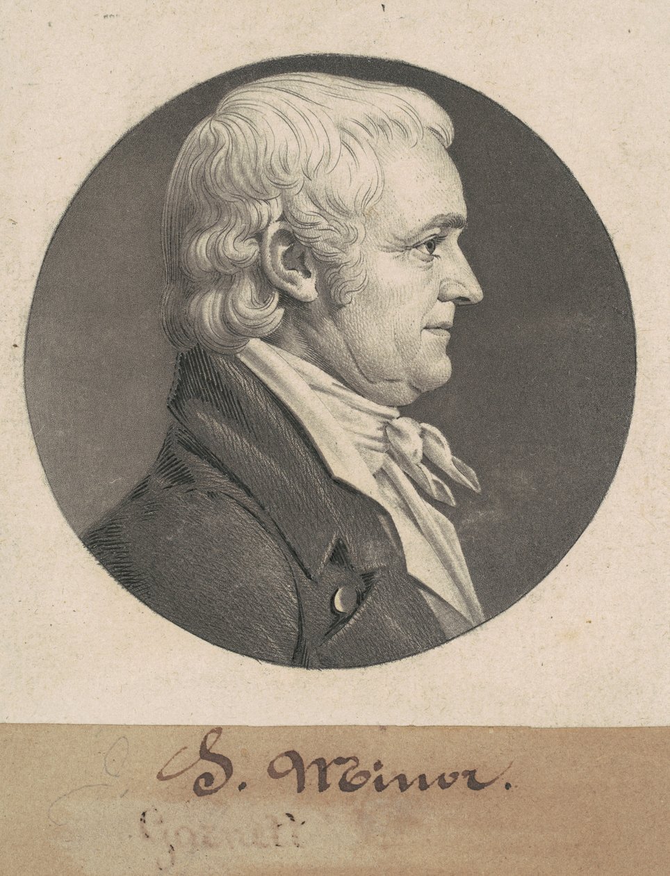 John Minor III af Charles B. J. Févret de Saint Mémin
