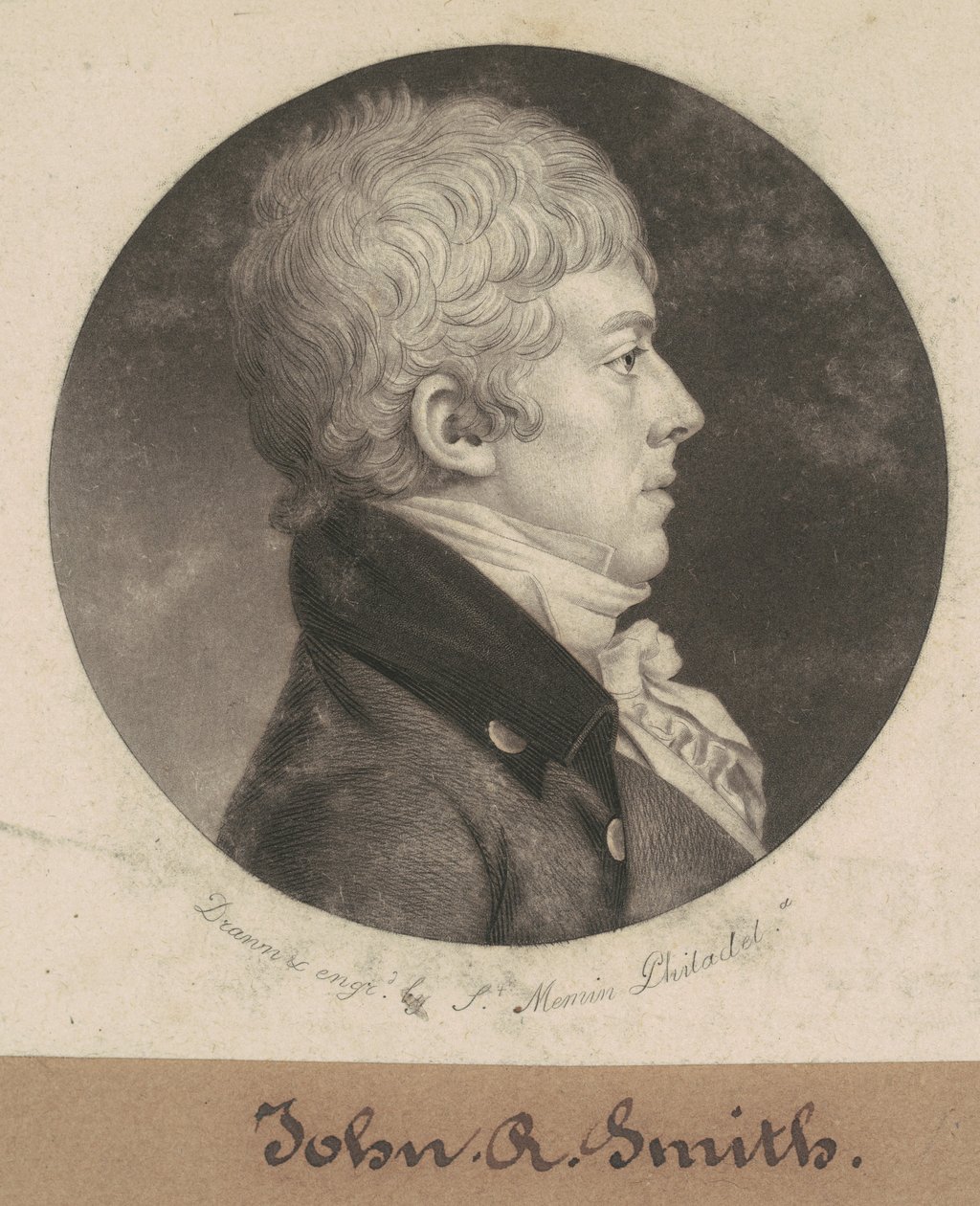 John R. Smith af Charles B. J. Févret de Saint Mémin