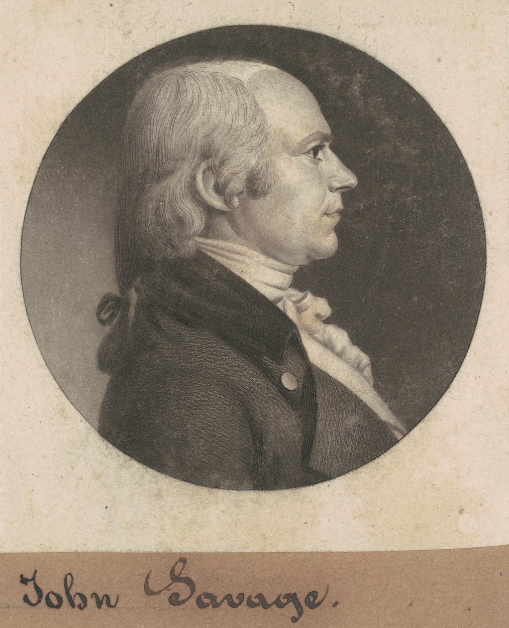 John Savage af Charles B. J. Févret de Saint Mémin