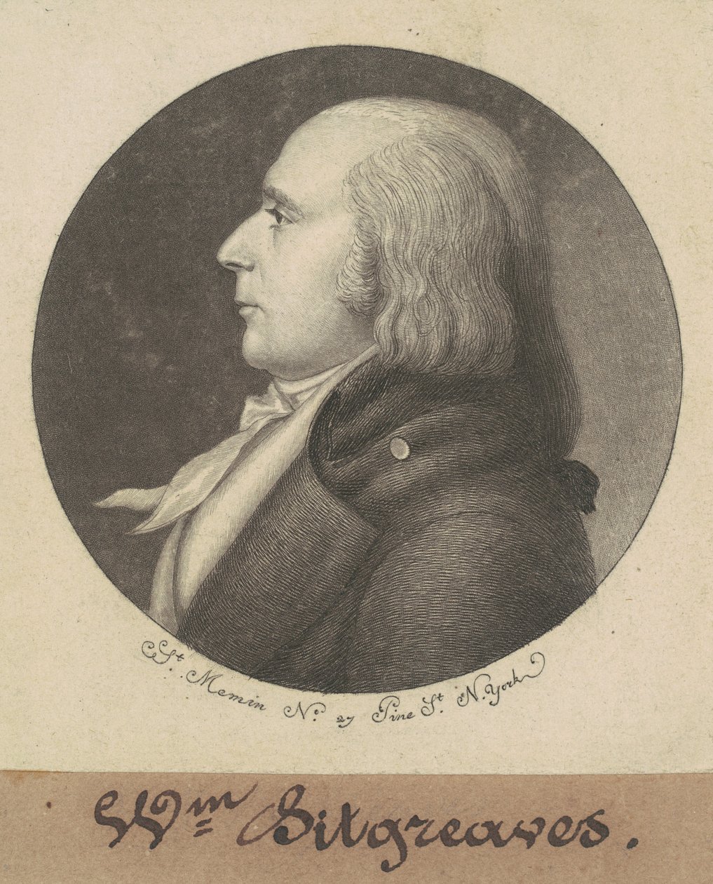 John Sitgreaves af Charles B. J. Févret de Saint Mémin