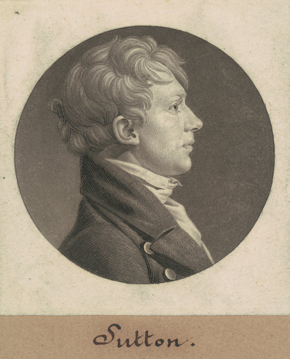 John Sutton af Charles B. J. Févret de Saint Mémin