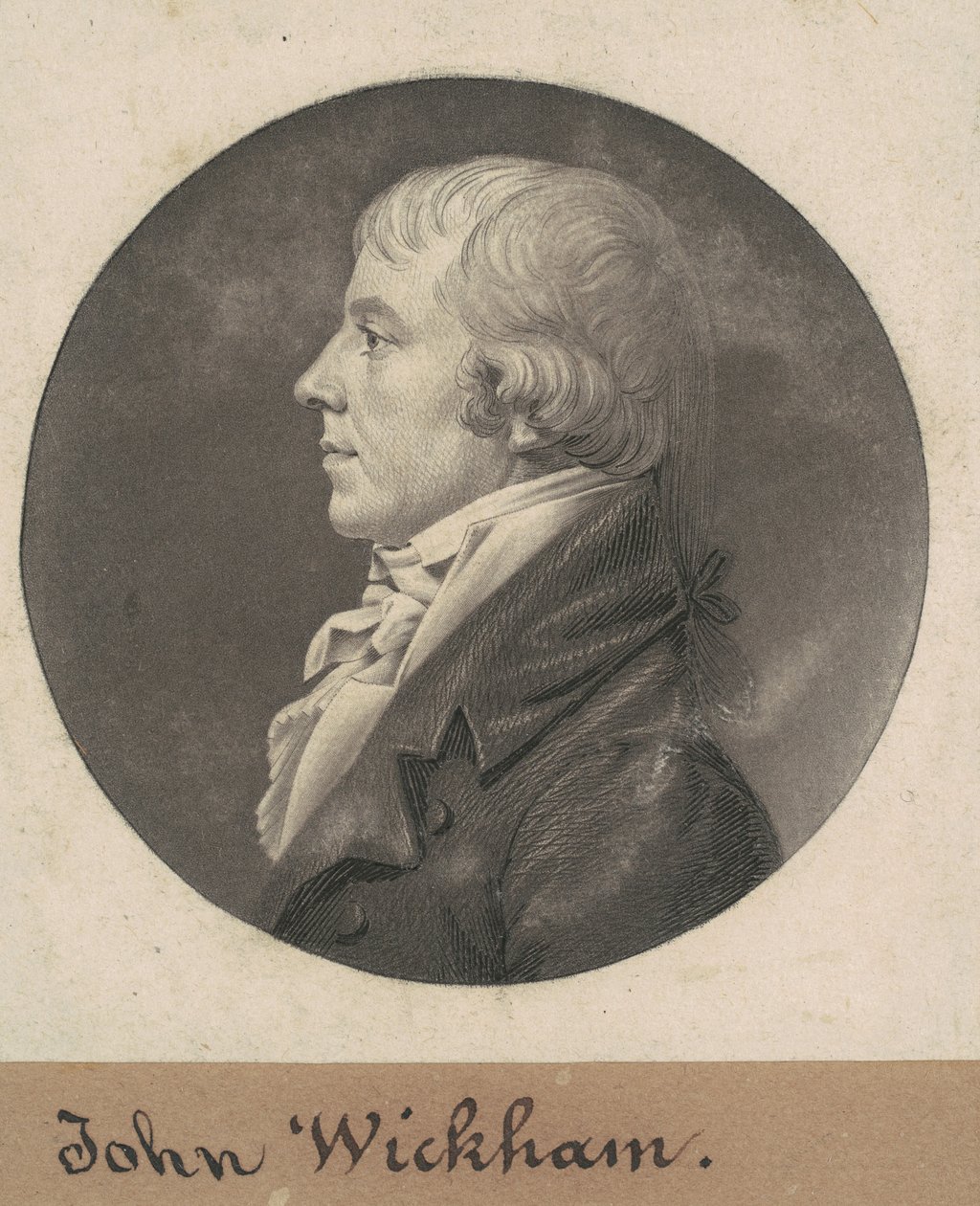 John Wickham af Charles B. J. Févret de Saint Mémin