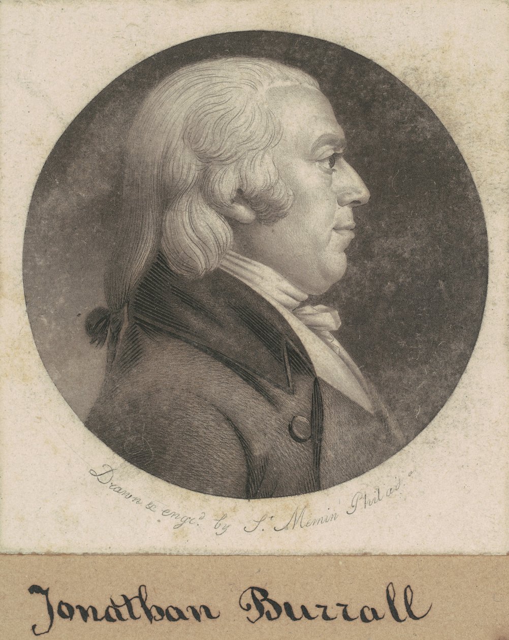 Jonathan Burrell af Charles B. J. Févret de Saint Mémin