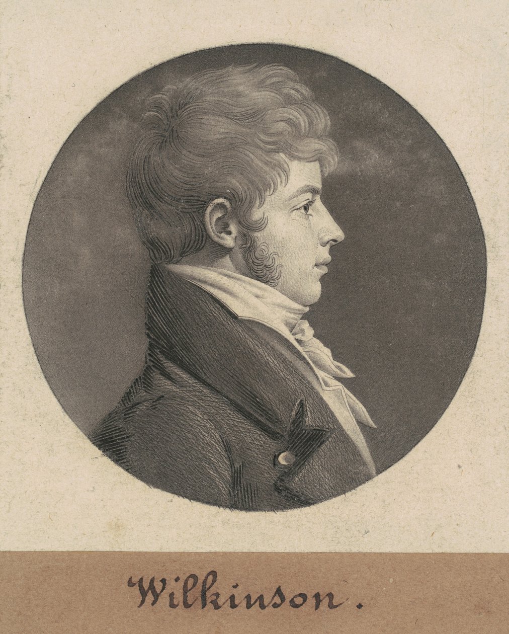 Joseph Biddle Wilkinson af Charles B. J. Févret de Saint Mémin