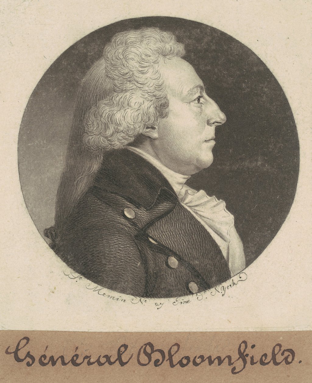 Joseph Bloomfield af Charles B. J. Févret de Saint Mémin