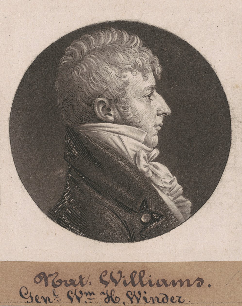 Joseph Ennalls Muse af Charles B. J. Févret de Saint Mémin
