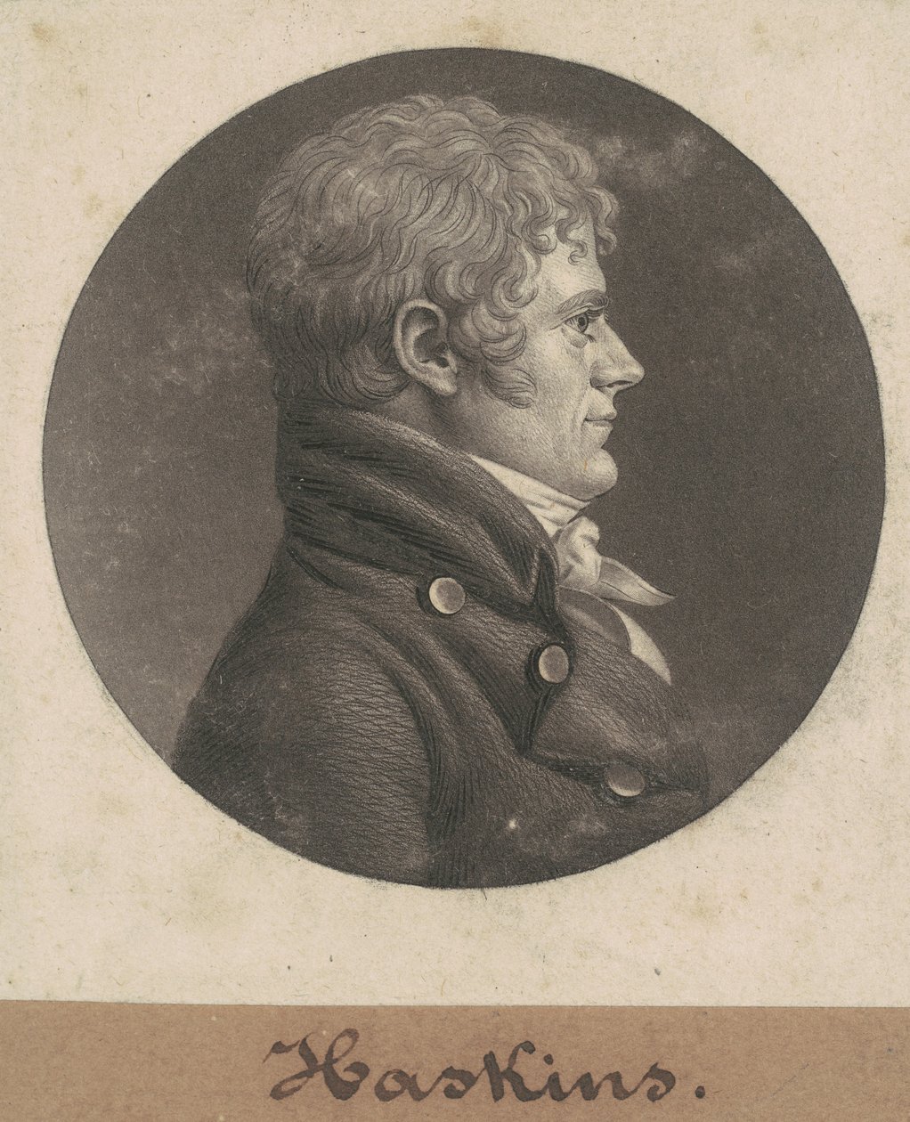Joseph Haskins af Charles B. J. Févret de Saint Mémin