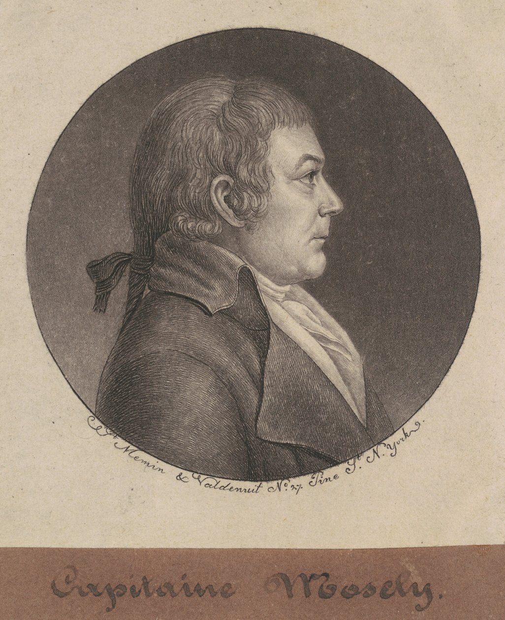 Joseph Mosely af Charles B. J. Févret de Saint Mémin