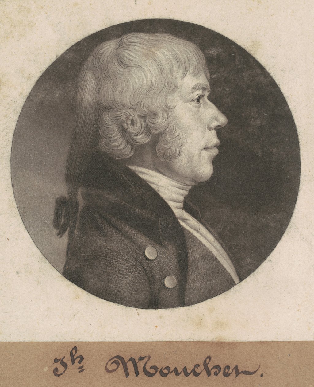 Joseph Mouchet af Charles B. J. Févret de Saint Mémin