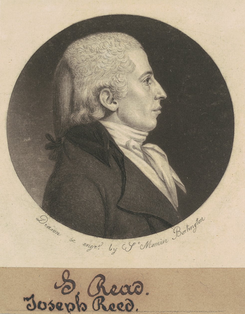 Joseph Reed, Jr. af Charles B. J. Févret de Saint Mémin