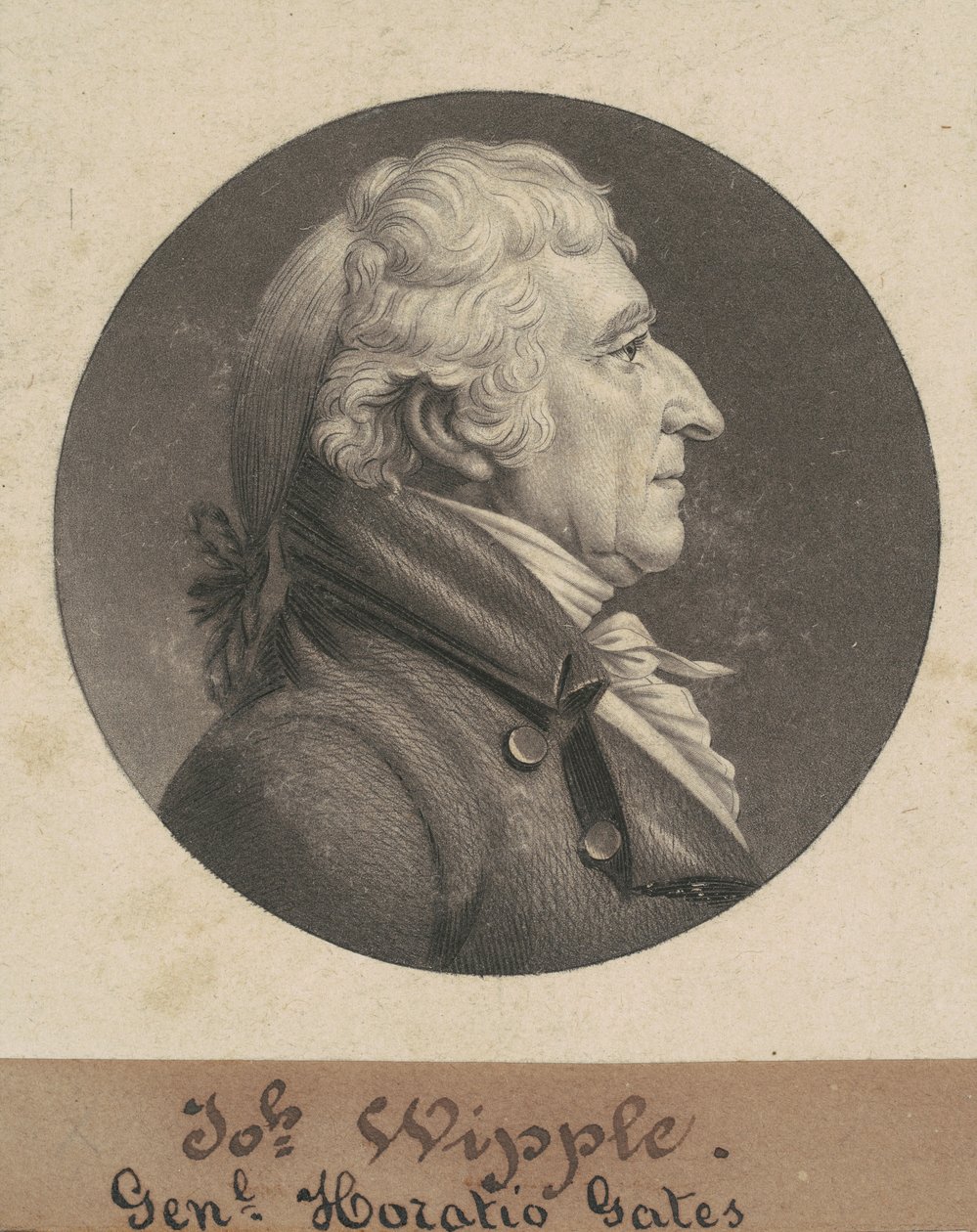 Joseph Whipple af Charles B. J. Févret de Saint Mémin