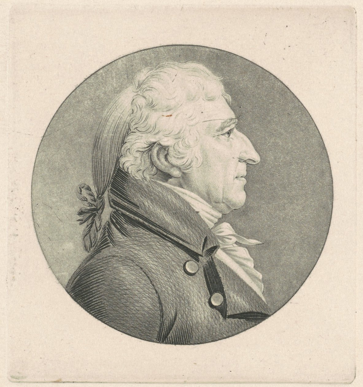 Joseph Whipple af Charles B. J. Févret de Saint Mémin