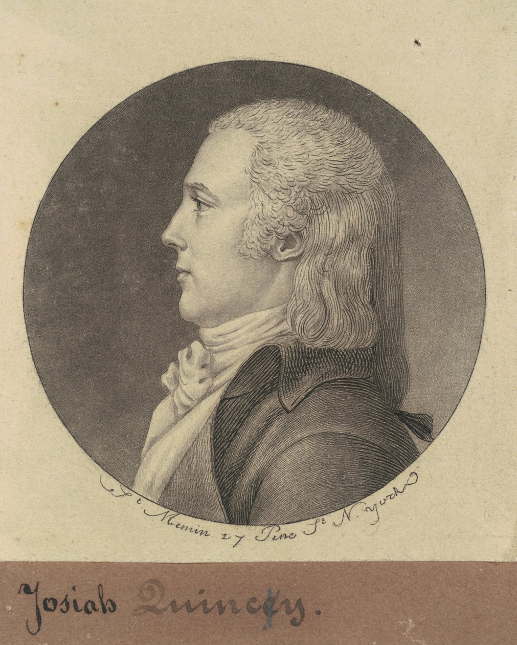 Josiah Quincy af Charles B. J. Févret de Saint Mémin