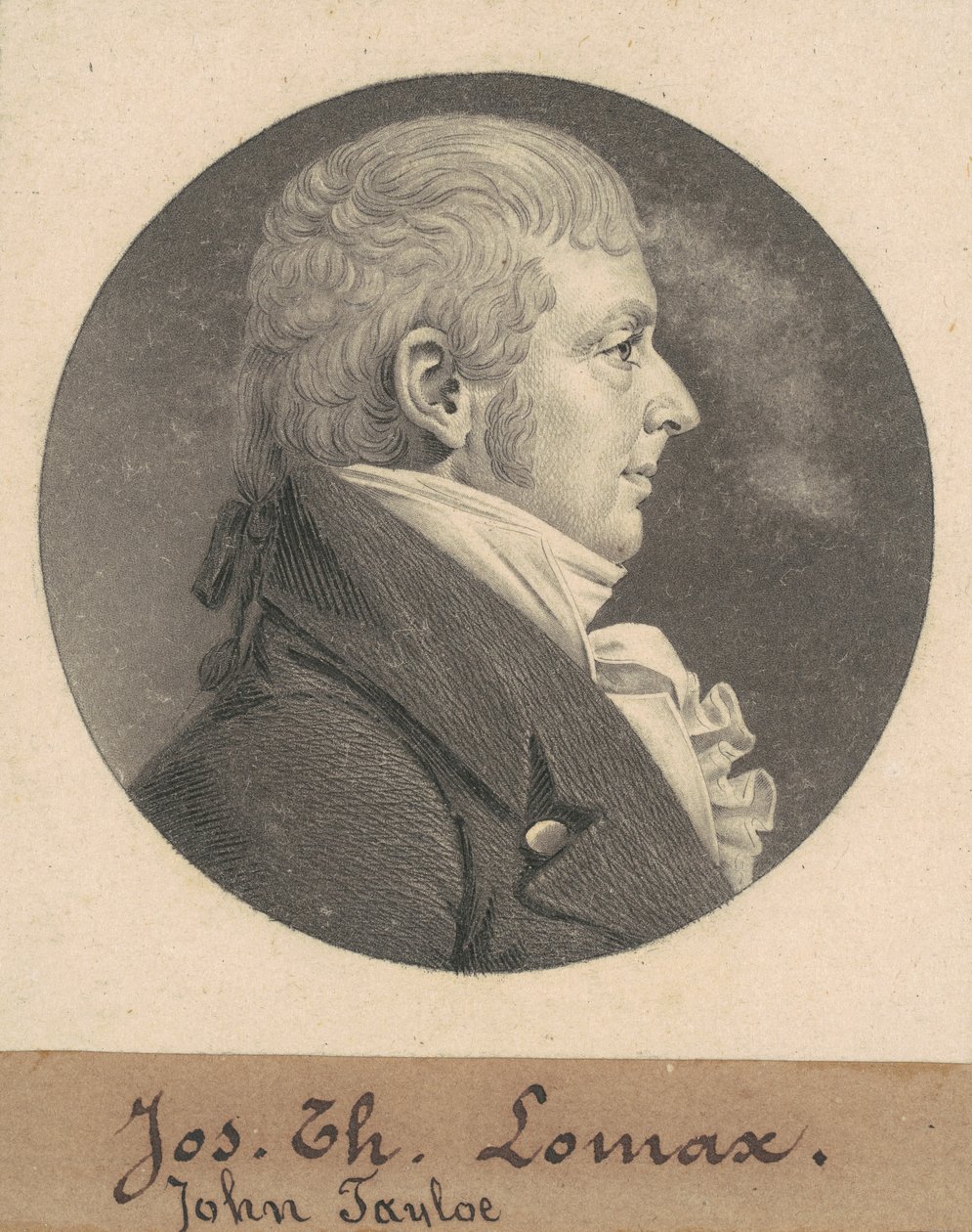 Landon Carter II af Charles B. J. Févret de Saint Mémin