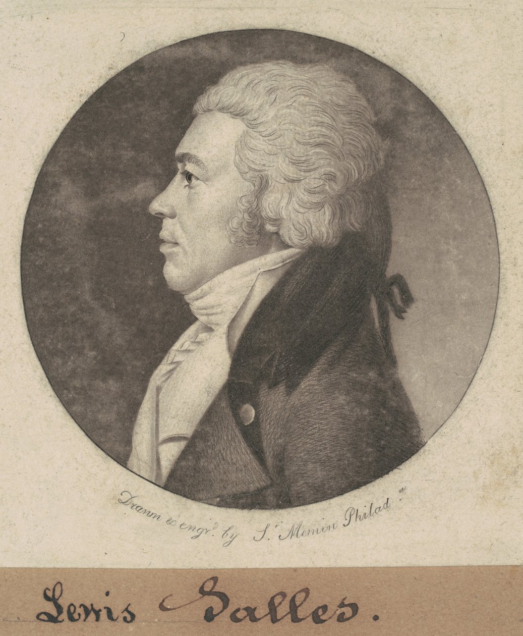 Lewis Halls af Charles B. J. Févret de Saint Mémin