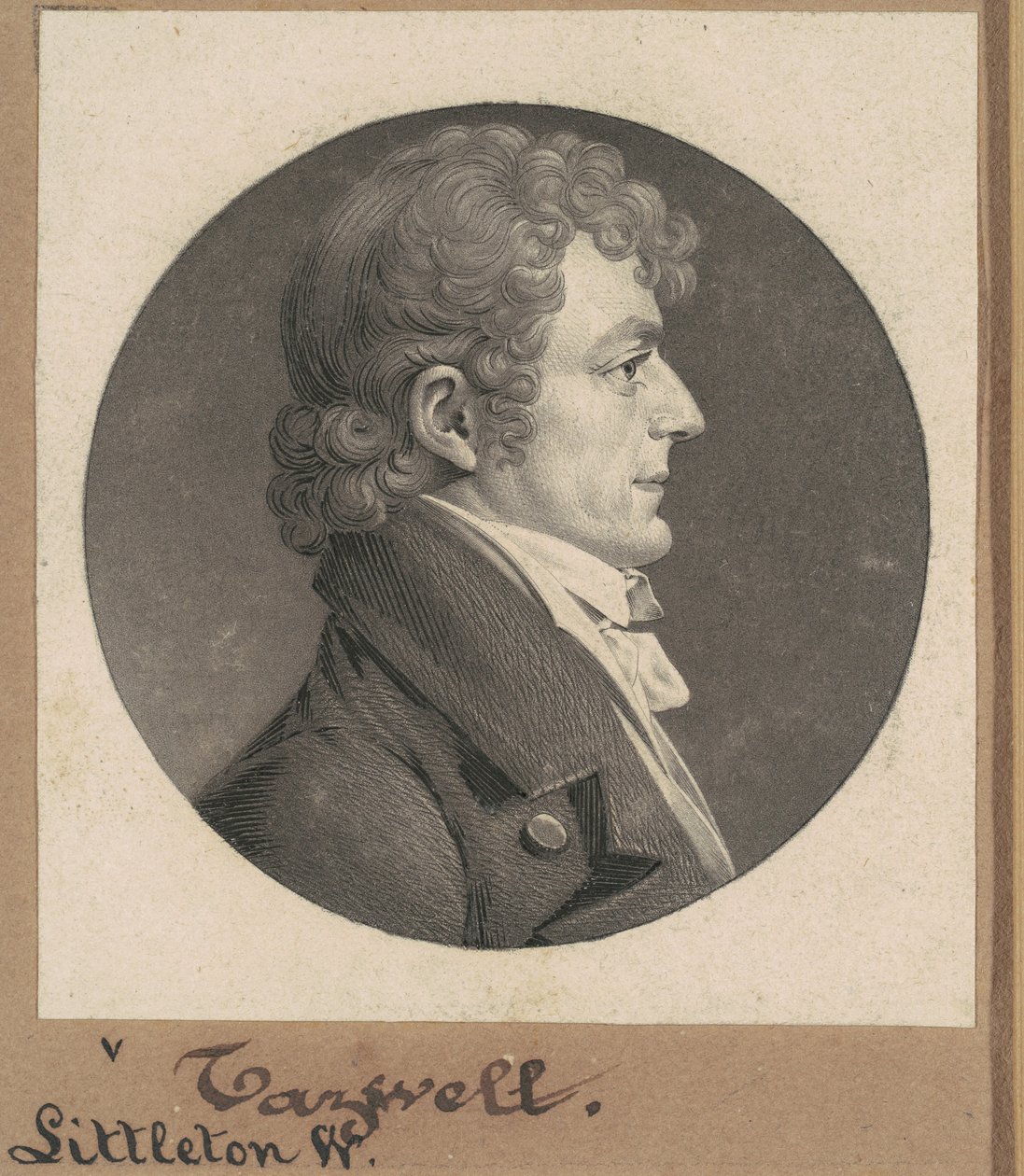 Littleton Waller Tazewell af Charles B. J. Févret de Saint Mémin