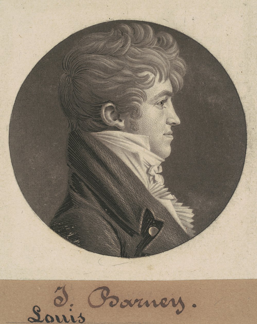 Louis Barney af Charles B. J. Févret de Saint Mémin
