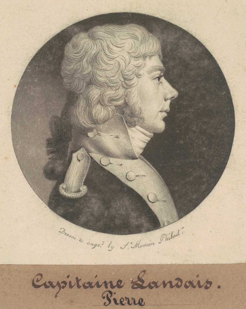 Louis Landais af Charles B. J. Févret de Saint Mémin