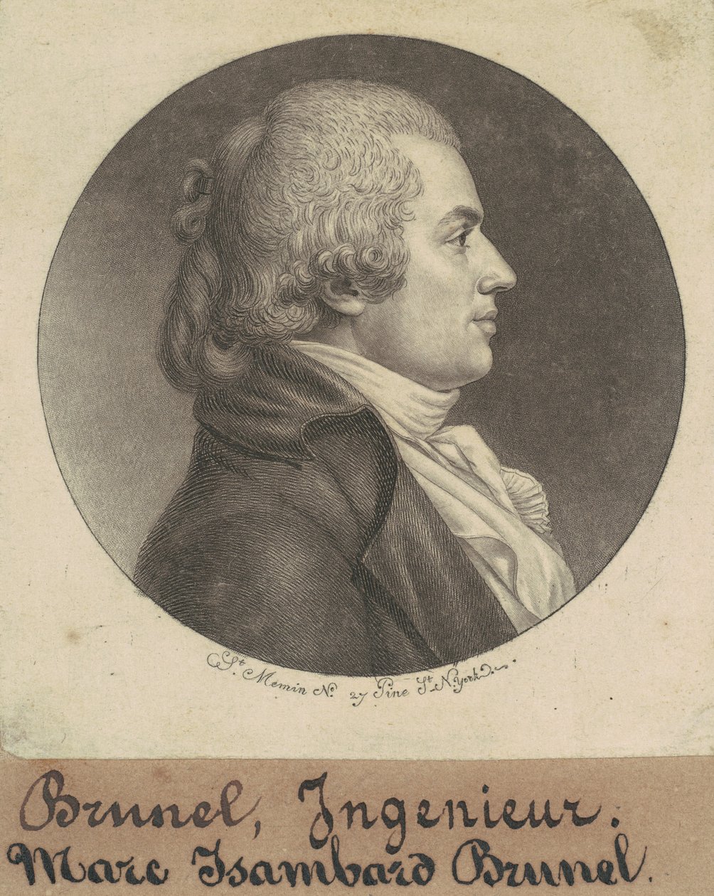 Marc Isambard Brunel af Charles B. J. Févret de Saint Mémin